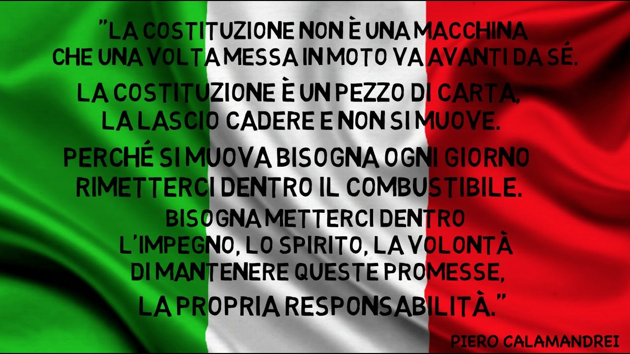 La Costituzione italiana: la storia della Nostra Costituzione