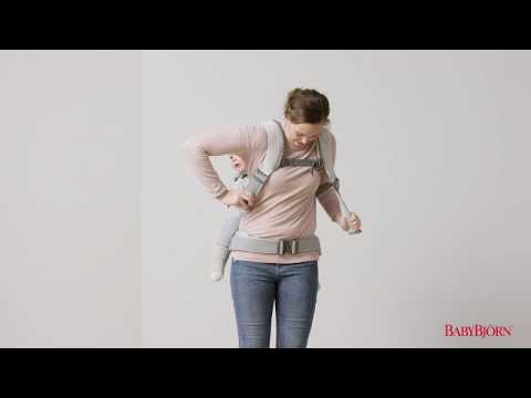 BABYBJORN nešioklė ONE AIR, anthracite, 098013 video