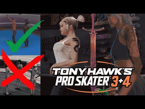 Censored and Removed Content from Tony Hawk's Pro Skater 3 and 4 | A Comparison