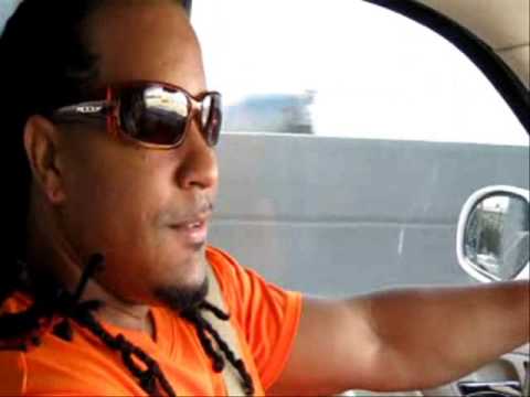 Manny Ramirez driving hi's car  and listening to Crazy Jow