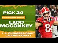 Los Angeles Chargers Pick Ladd McConkey | 2024 NFL Draft Coverage