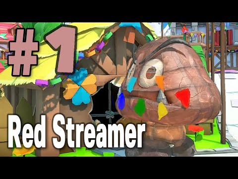 🌠 Part1 : Red Streamer - 100% Walkthrough  - Paper Mario : The Origami King