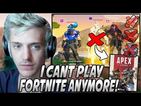 Ninja Refuses To Play Fortnite After The Worst Update Ever Ruined - ninja refuses to play fortnite after the worst update ever ruined it for him switched to apex daily clips central imclips net