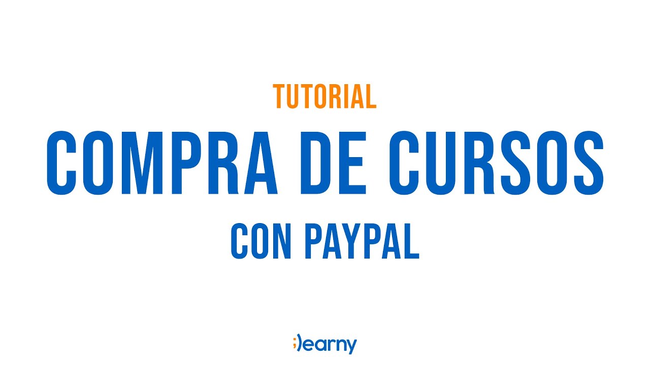 Tutorial Compra PayPal