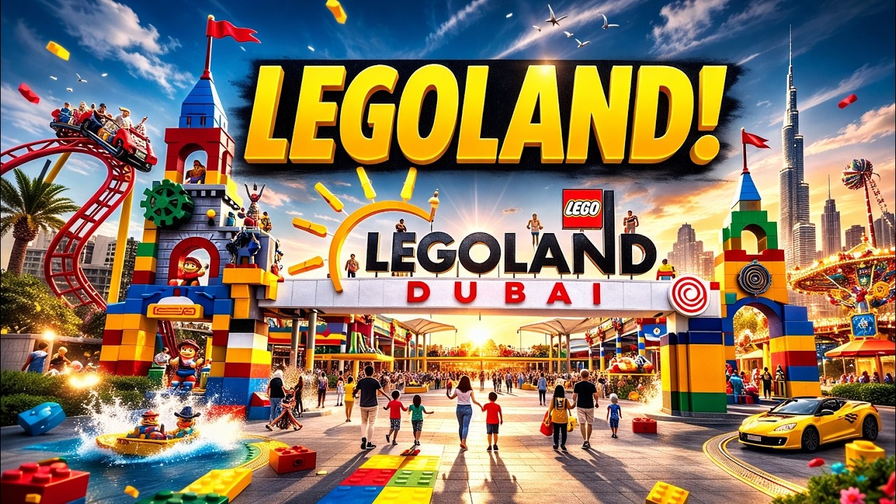 Çocuklarınız Yaşadı 💖 Dubai Parks And Resorts ve Legoland Turu 🎢