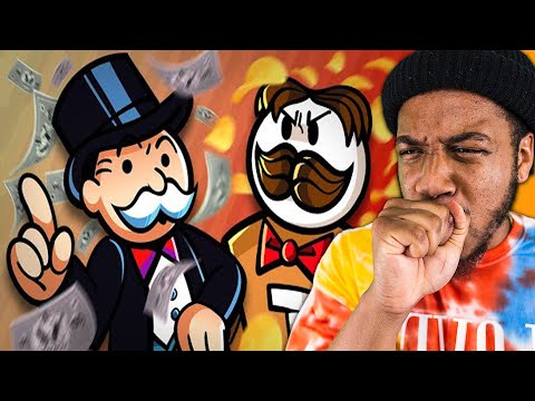 Mr. Monopoly vs. Julius Pringles - Bonus Rap Battle! (REACTION) @FreshyKanal