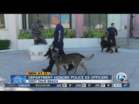 Department honors police K9 officers