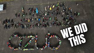 We Formed the AZUB Logo From the Sky | 25th Anniversary Games