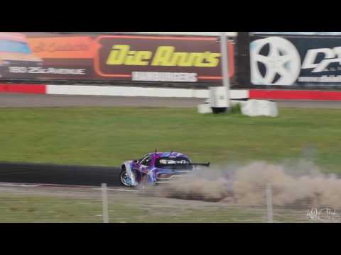 Francis Tassé Leading Kevin Morin - Formula Drift Canada Round 1 2015