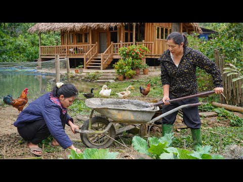 Yen and her mother are busy decorating their house to welcome the Lunar New Year