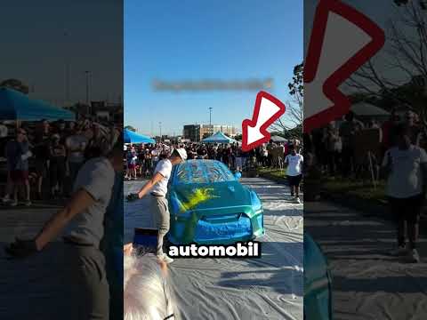 Najčudniji način farbanja automobila koji ćete vidjeti#viral #zanimljivo #foryou