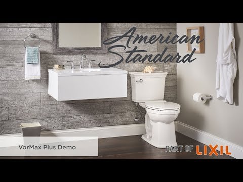 VorMax® Two-Piece 1.0 gpf/3.8 Lpf Chair Height Elongated Toilet Less Seat // WHITE // YouTube Video