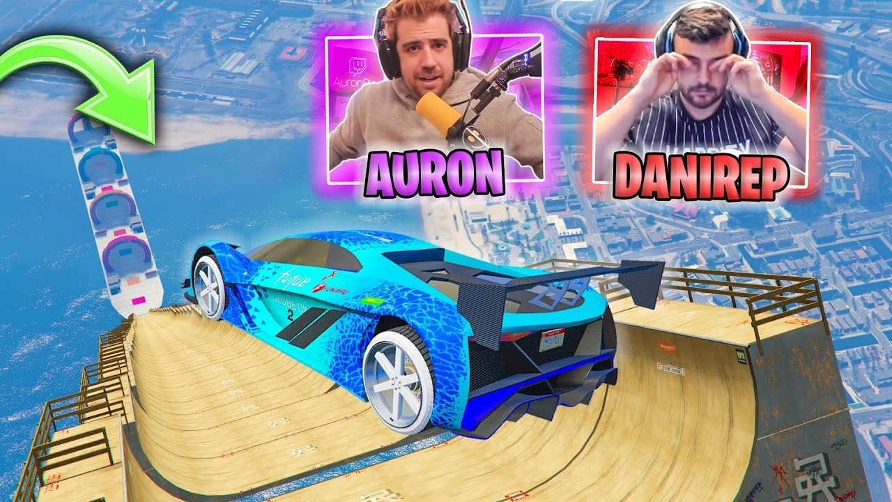 MEGA RAMPA CON AURONPLAY!! A TOPE! - GTA 5 ONLINE