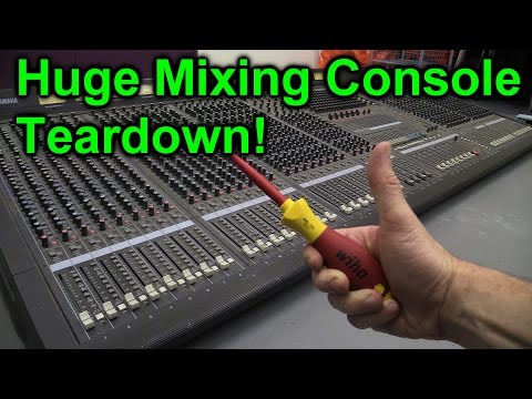 EEVblog #840 - Yamaha M3000 Mixing Console Teardown