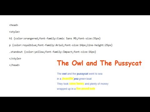 7 HTML CSS and JavaScript Internal Cascading Style Sheets