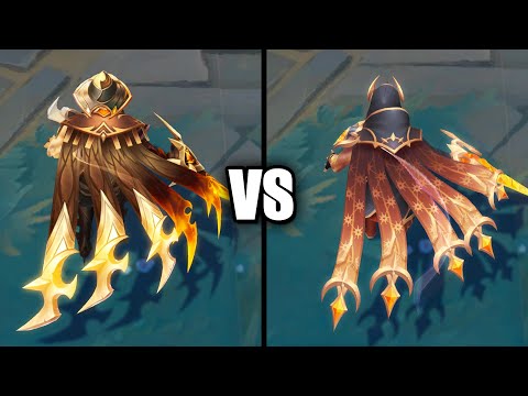 Prestige High Noon Talon vs High Noon Talon Skins Comparison (League of Legends)