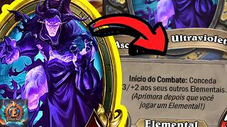 ESSE COMBO DE ELEMENTAIS É DESTRUTIVO!!! | HEARTHSTONE  CAMPOS DE BATALHA