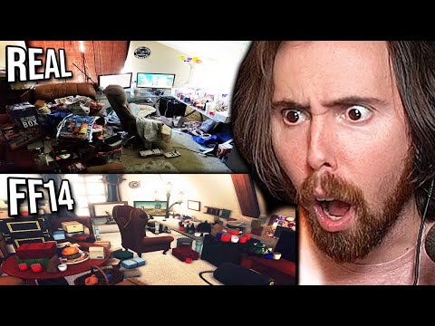 Asmongold Can't Believe They REMADE His Room in FFXIV