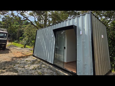Kitnet container 15m2 Entregue em Santa Isabel/SP - Azul Containers