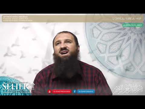U okrilju sure El-Asr - Elvedin Pezić, prof.