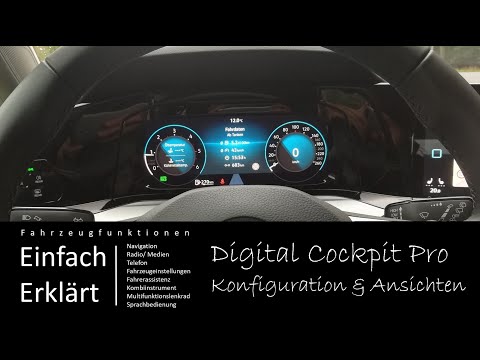VW Golf 8, Neuer Caddy: Konfiguration Digital Cockpit Pro | Kombiinstrument