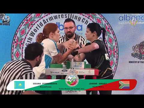 Pismennaya Oxana vs Janine Swart | Up to 65 kg | XLVI WORLD ARMWRESTLING CHAMPIONSHIP | 2025