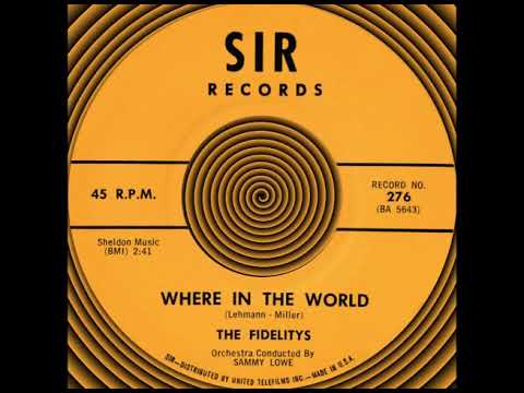 WHERE IN THE WORLD, The Fidelitys, Sir #276 1960