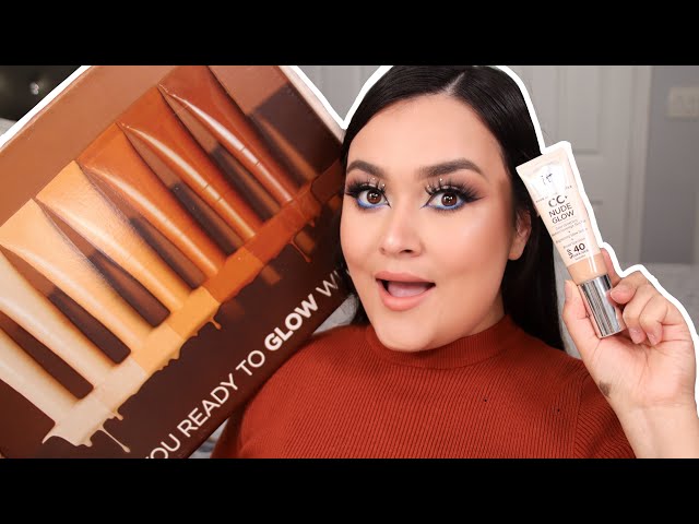 Vídeo relacionado con IT Cosmetics, Base de Maquillaje Matificante y Control de Brillo 16h, Minimiza Poros, Hidrata 24h, Your Skin But Better CC+, Tono Fair, 32 ml