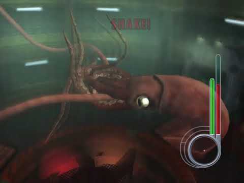 Jaws Unleashed Gameplay part 8  Giant squid boss fight