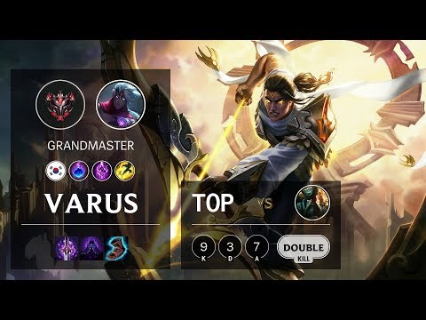 Varus Top vs Gangplank - KR Grandmaster Patch 10.3