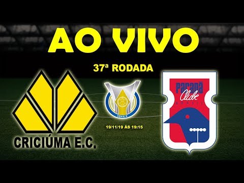 Criciúma 1 x 1 Paraná | Brasileirão Série B | 37ª Rodada | 19/11/19