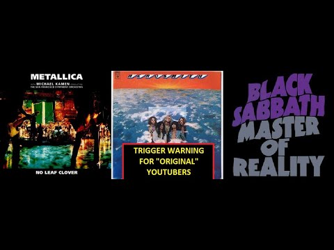 Metallica vs Black Sabbath vs Aerosmith (No Leaf Clover) - STRANGELY SIMILAR SONGS