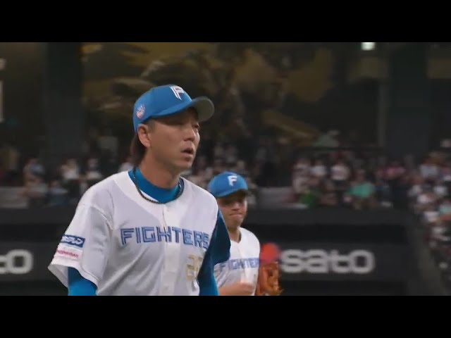 【6回表】ズバッと決まった!! ファイターズ・宮西尚生 3球三振で火消しに成功!!  2024年6月30日 北海道日本ハムファイターズ 対 福岡ソフトバンクホークス
