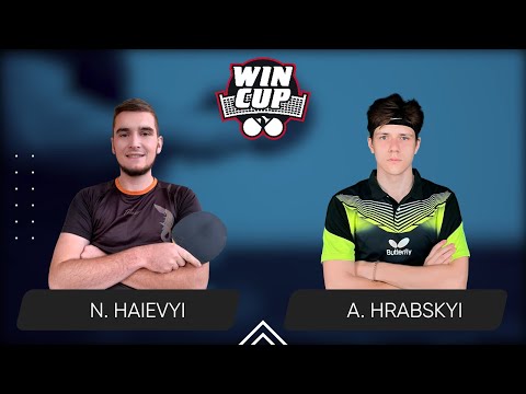 15:30 Nazarii Haievyi - Andrii Hrabskyi West 3 WIN CUP 05.04.2024 | TABLE TENNIS WINCUP