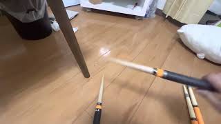 米ヒバと朴の打音の違い