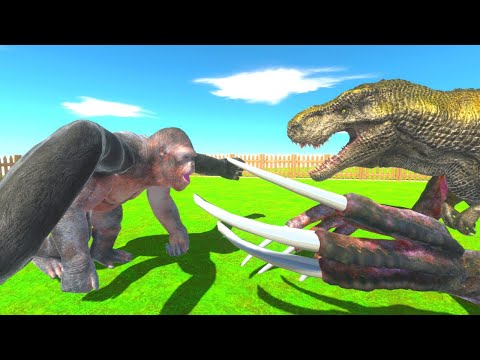 TOURNAMENT - PRIMATES VS CARNIVORE DINOS - PUNCH VS CLAW - ANIMAL REVOLT BATTLE SIMULATOR