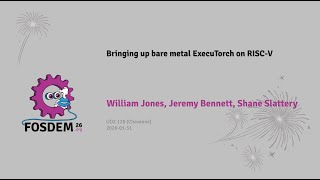 Bringing up bare metal ExecuTorch on RISC-V