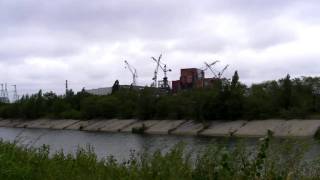 preview picture of video 'Chernobyl: CNPP Cooling Towers 5 & 6 - Canal'