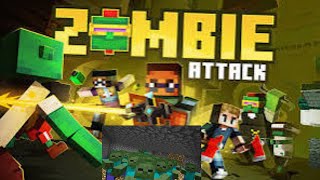 Minecraft survival gameplay zombies attack me Minecraft game zombies attack on defent tower