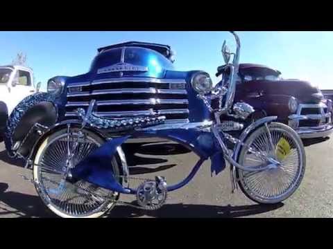 lowrider bikes at the streetlow magazine car show las vegas 2014