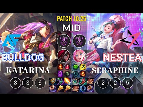 AF.A BuLLDoG Katarina vs JT Nestea Seraphine Mid - KR Patch 10.25