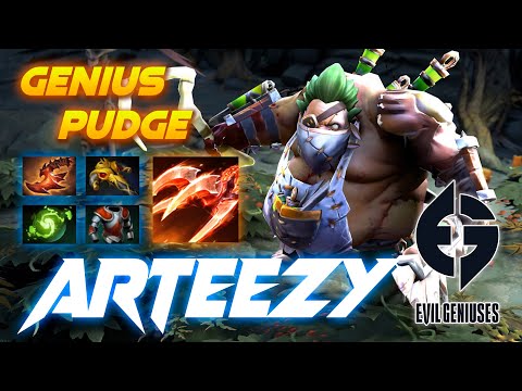 EG.Arteezy Pudge Genius - Dota 2 Pro Gameplay [Watch & Learn]