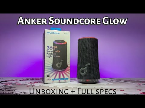 Anker Soundcore Glow Мощная портативная колонка со светомузыкой (подсветкой) 30W 18 часов игры Bluetooth + AUX - фото 1 - id-p2383807359
