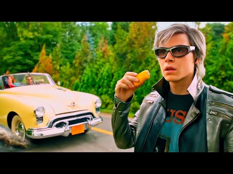 4K UHD 60FPS | Quicksilver saves Everyone "Sweet Dreams '_X - Men Apocalypse (2016) | 7.1 Surround