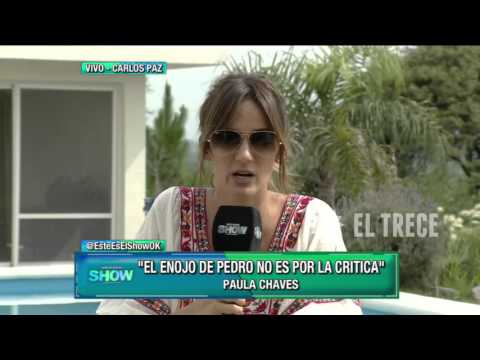 Paula Chaves came out to defend Pedro Alfonso for the criticism he received