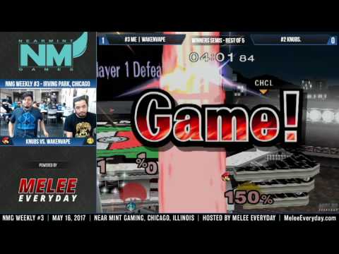 NMG Weekly [5/16/17] - ME | WakenVape (Peach) vs. Knubs (Luigi) - SSBM - Winners Semis