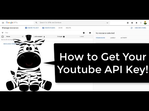 Como obter dados da API do YouTube versão 3 no Google Developer Console