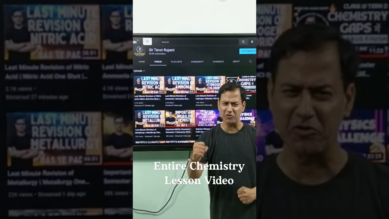 Chemistry Full Syllabus | ICSE Class 10 | @sirtarunrupani