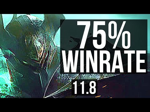 MORDEKAISER vs SYLAS (TOP) | 75% winrate, 6/1/2, Dominating | EUW Master | v11.8