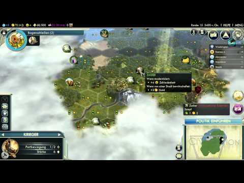 Let's Play: Civilization 5 (Multiplayer) - Part 1 [HD] - [German/Deutsch]
